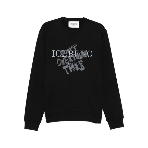 Iceberg Black Sweaters & Knitwear - Sweatshirts Men - Picture 1 of 5